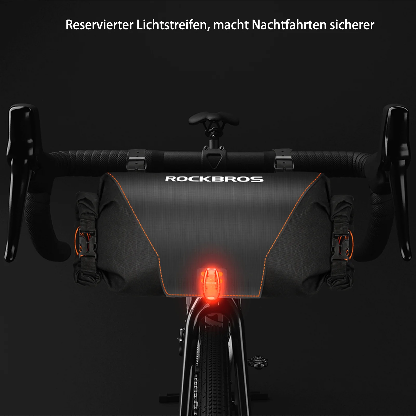 ROCKBROS Wasserdichte Fahrrad Lenkertasche 2L mit Öffnungsdesign - Image 6