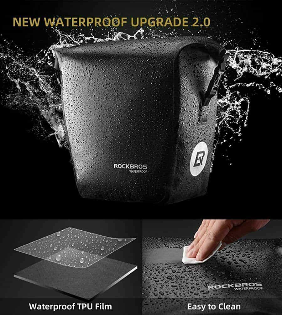 ROCKBROS Wasserdichte Gepäckträgertasche 12-16L - Image 15