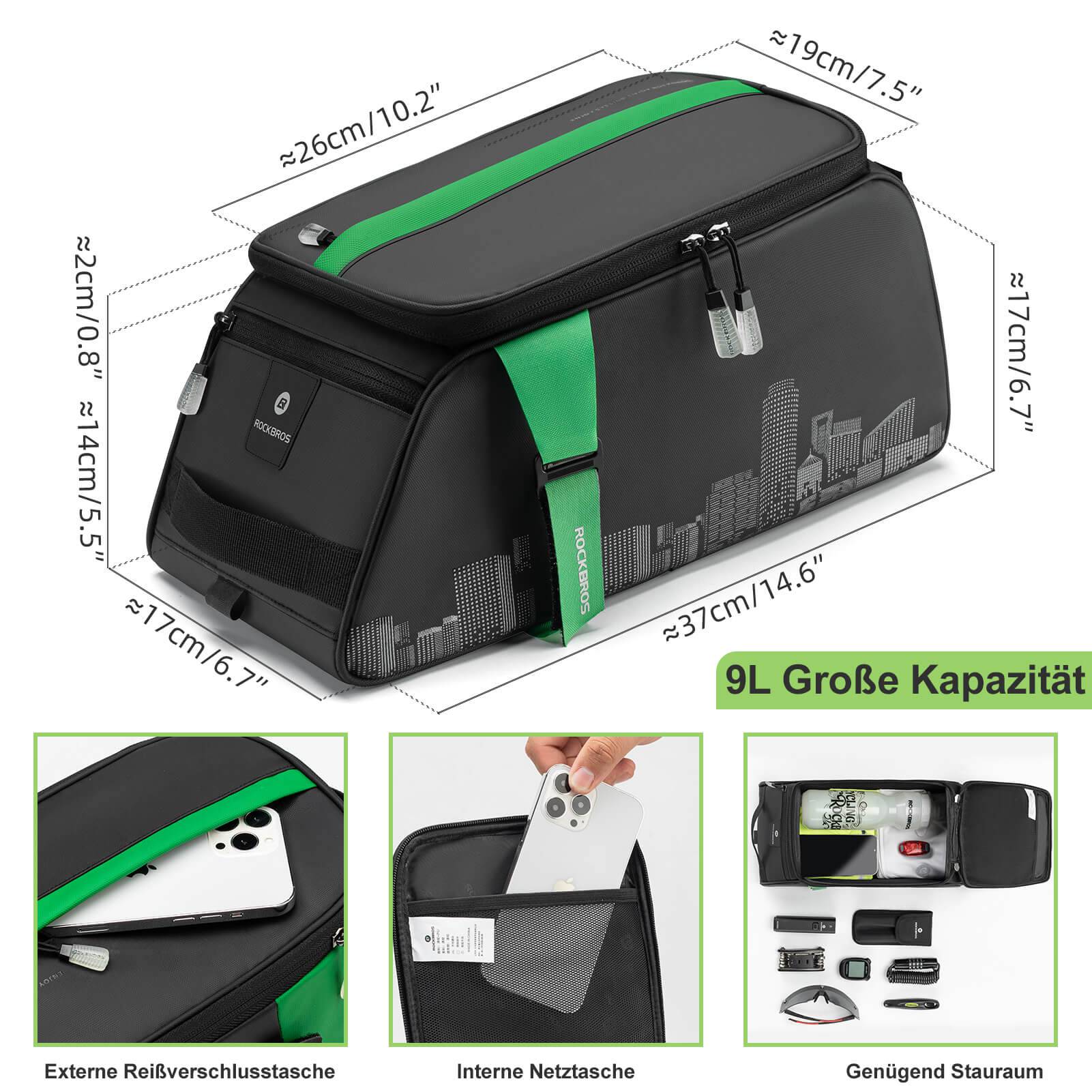 ROCKBROS Wasserdichte Gepäckträgertasche Für Fahrrad - Image 3