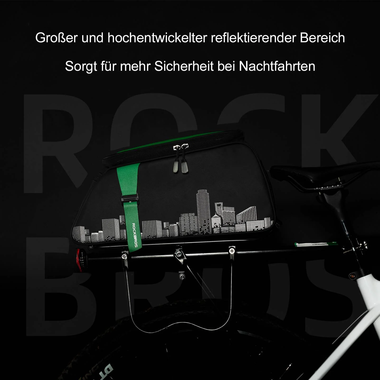 ROCKBROS Wasserdichte Gepäckträgertasche Für Fahrrad - Image 5