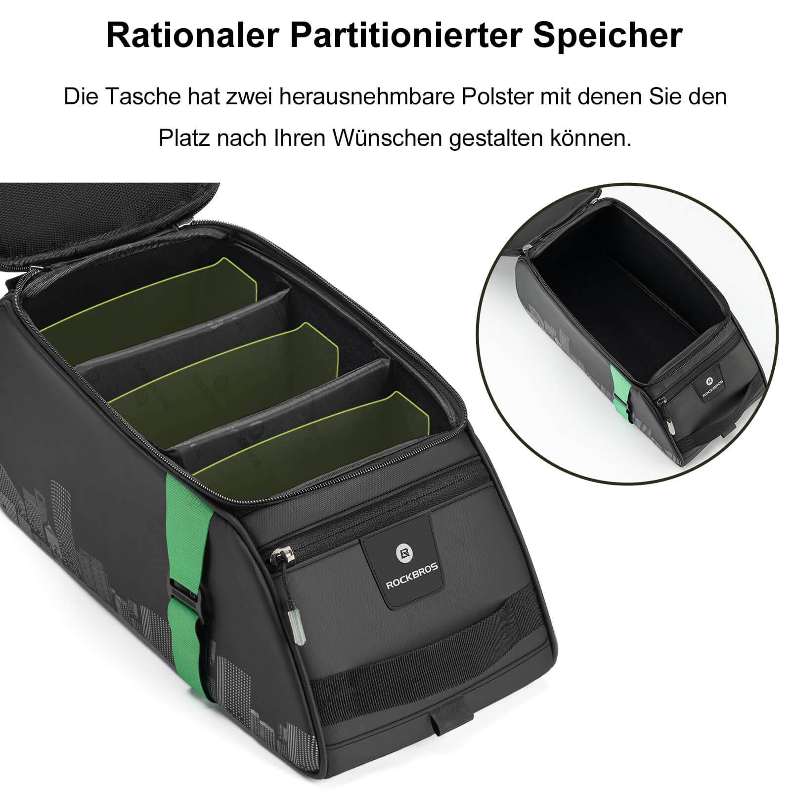 ROCKBROS Wasserdichte Gepäckträgertasche Für Fahrrad - Image 7