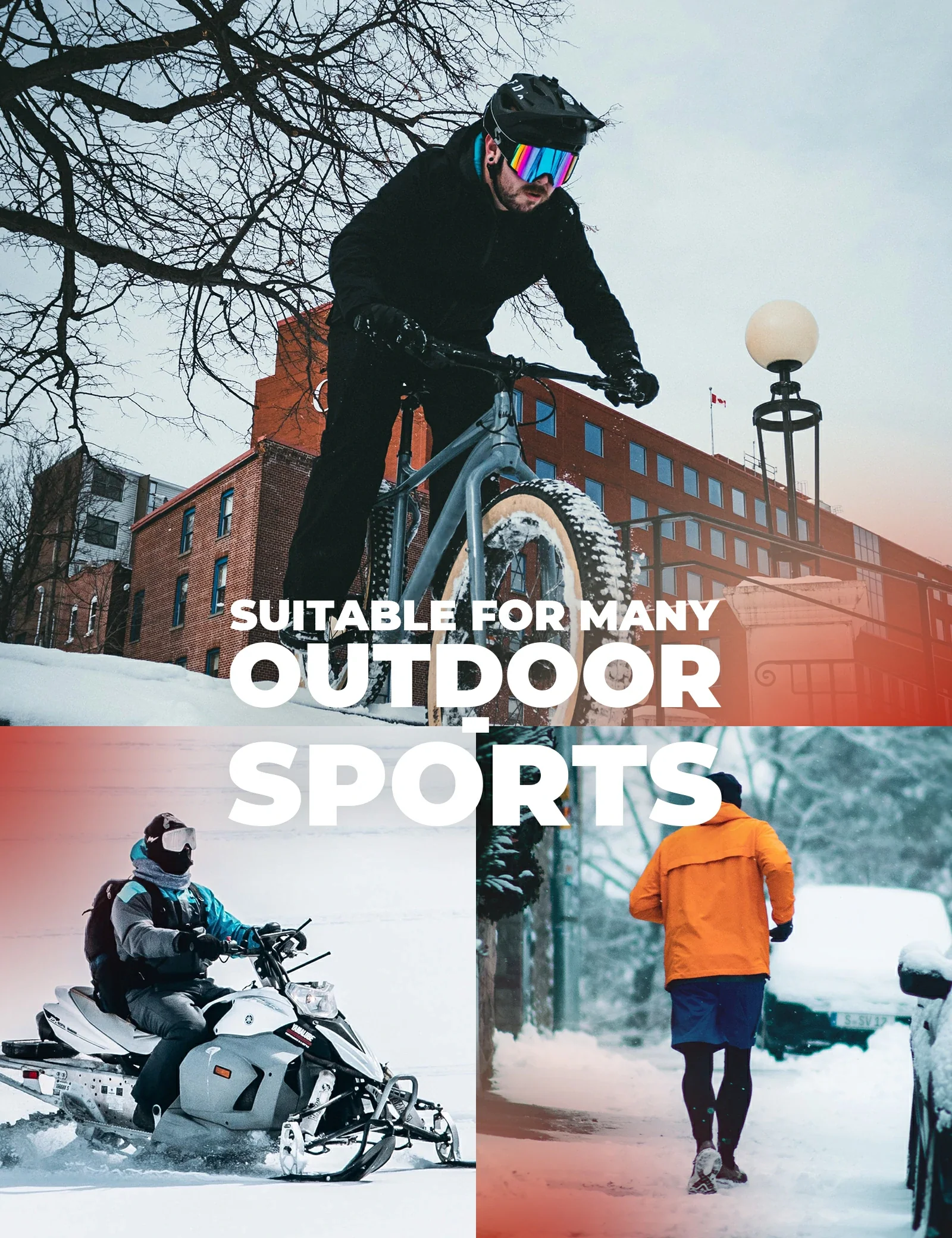 ROCKBROS Winter Jacke / Hose Herren Windschutz Radsportanzug - Image 10