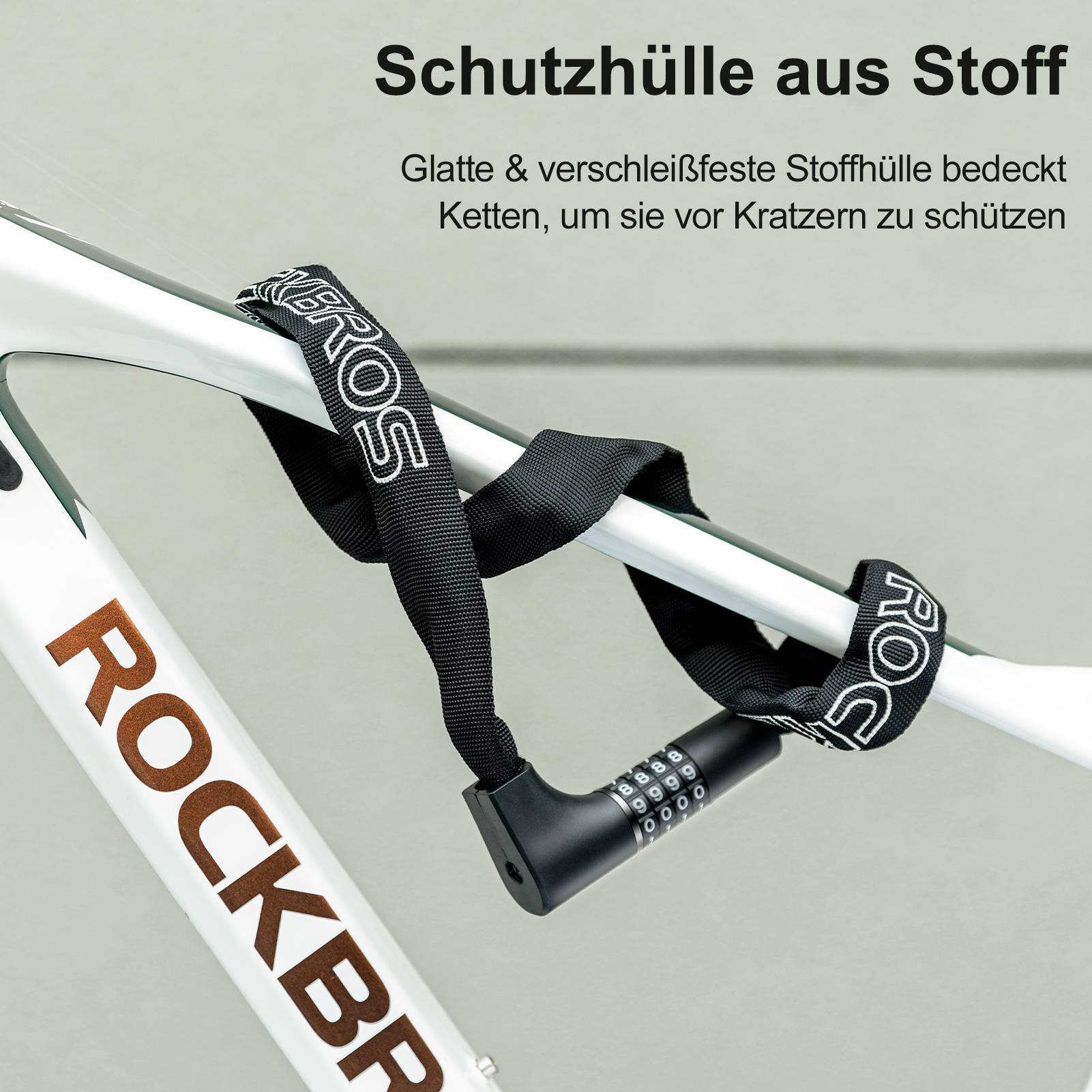 ROCKBROS Zahlenschloss mit 4-stelligem Zahlencode 96 cm Länge - Image 6
