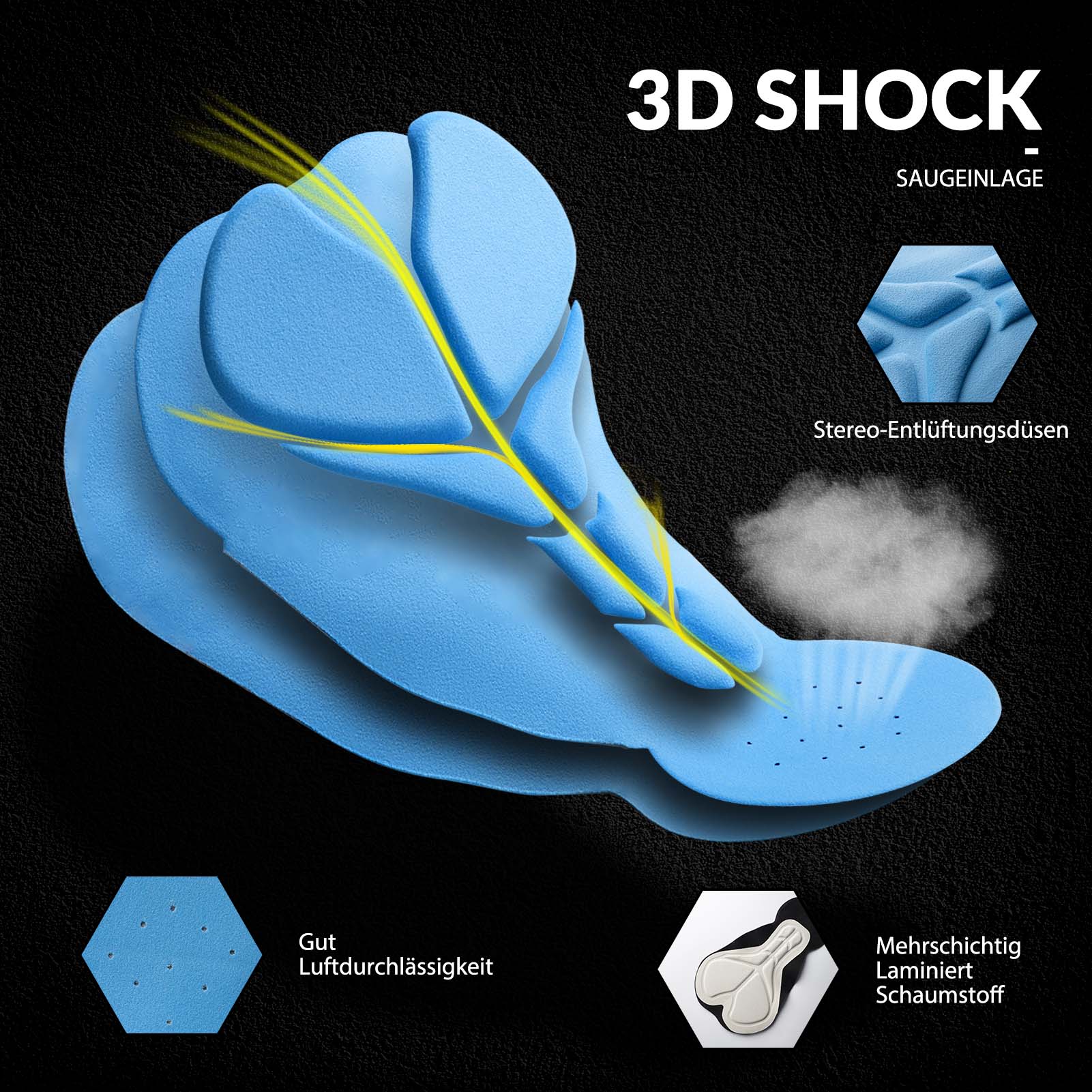 Winter Fahrrad Lange Hose Elastische Radhose Herren/Damen M-4XL - Image 6